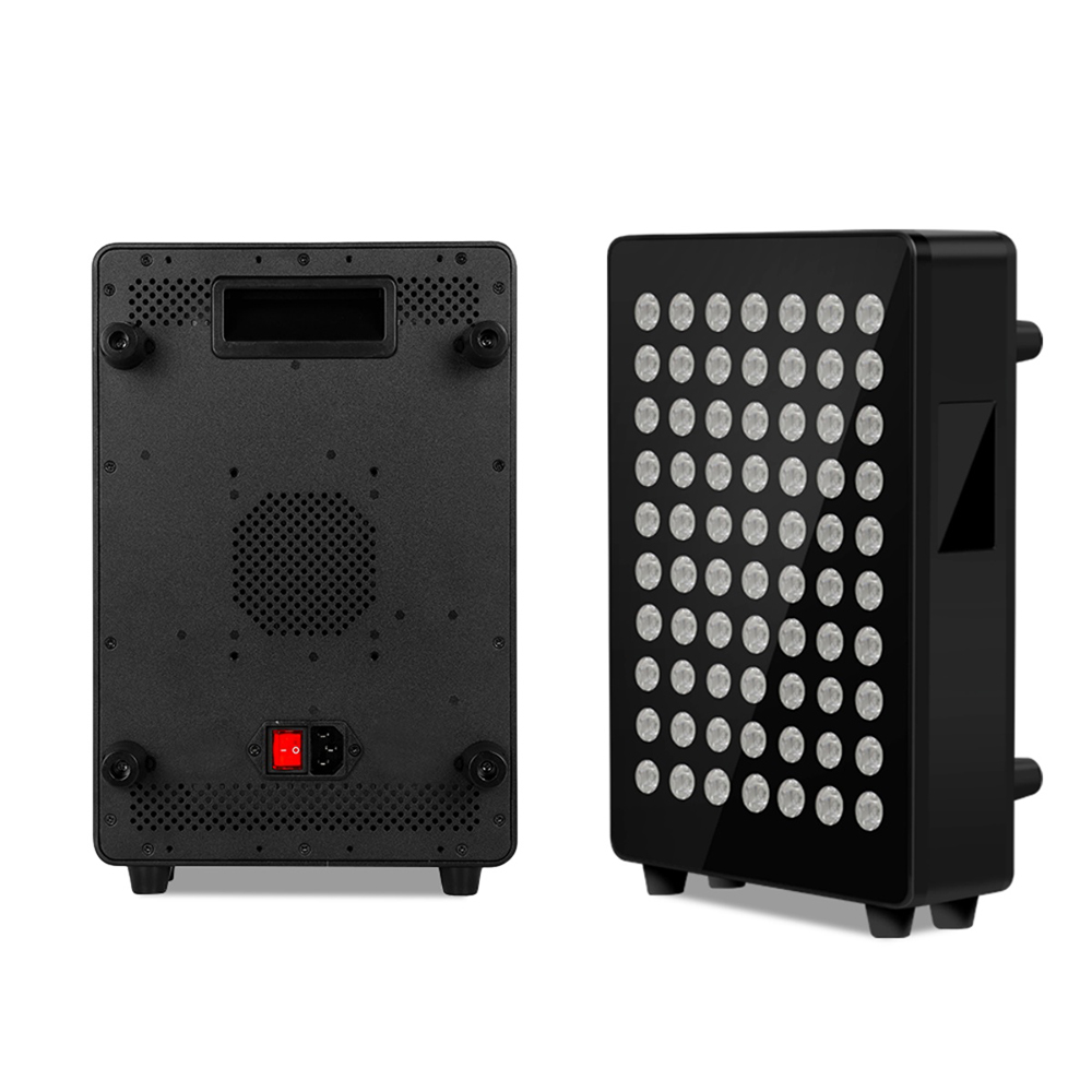 At-Home Red Light Therapy Panel with Tabletop Stand Black