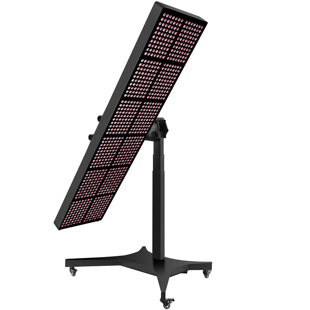 Red Light Therapy Full Body Panel with Electric Stand Tilted